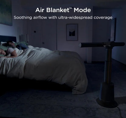 Shark TurboBlade Bladeless Tower Fan – Strong Airflow, 80ft Coverage, 10 Speeds & 180° Rotation